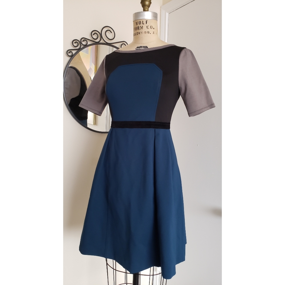 NWT Plenty by Tracey Reese color block dress size 4